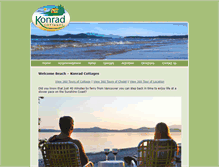 Tablet Screenshot of konradcottages.com